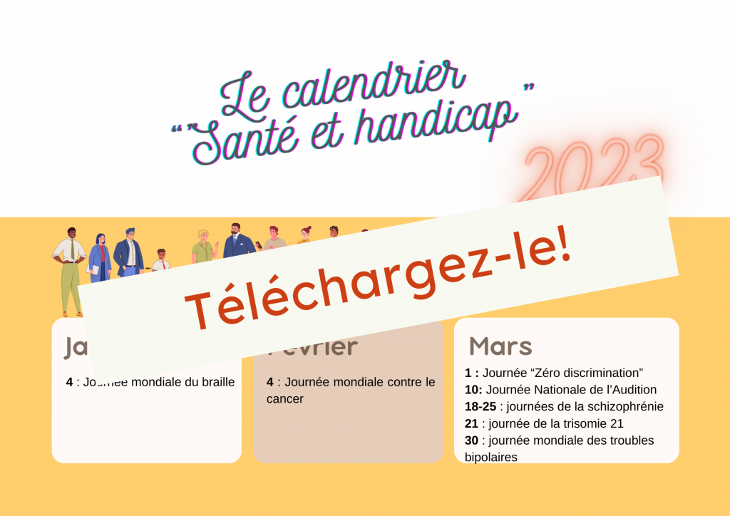 Calendrier santé et handicap